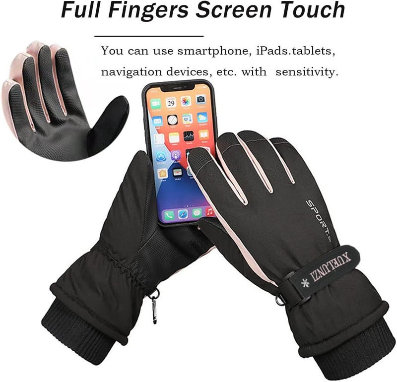 Ottsas Winter Gloves Women for Cold Weather Snow Gloves Touchscreen Ladies Ski Gloves for Women Waterproof Warm Windproof - Image 5
